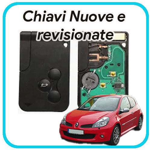 CHIAVE ORGINALE DI PROSSIMITA' 3 TASTI RENAULT CLIO PCF7943 Clio, Megane, KeylessGO